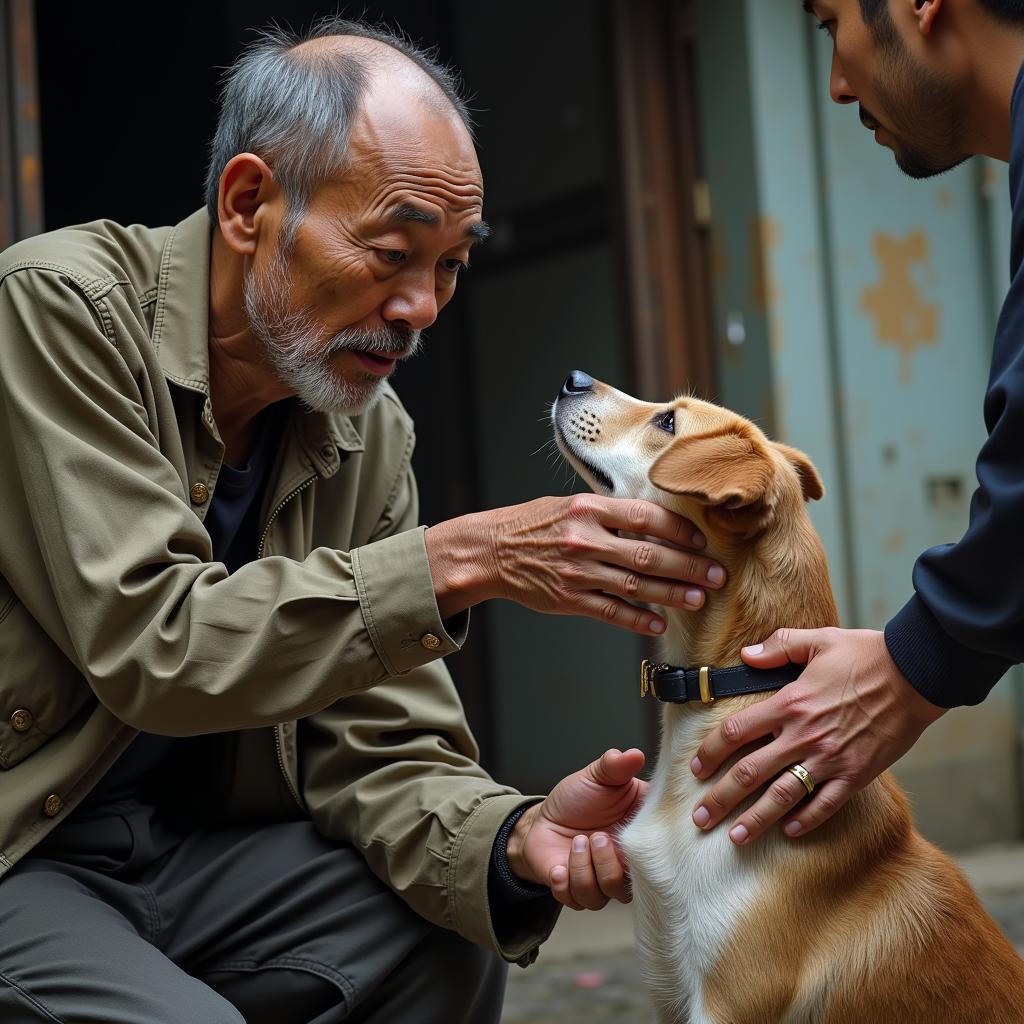 Lão Hạc bán chó