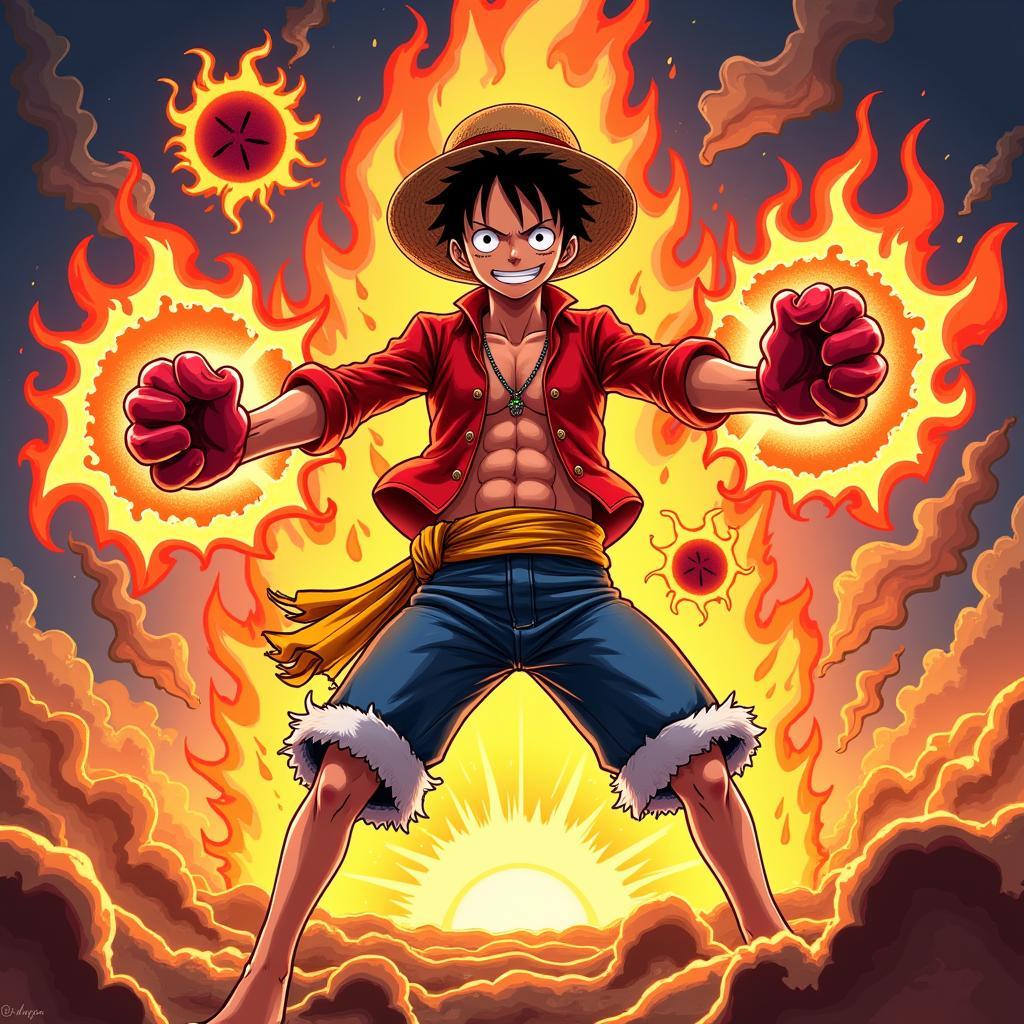 Luffy thức tỉnh trái ác quỷ