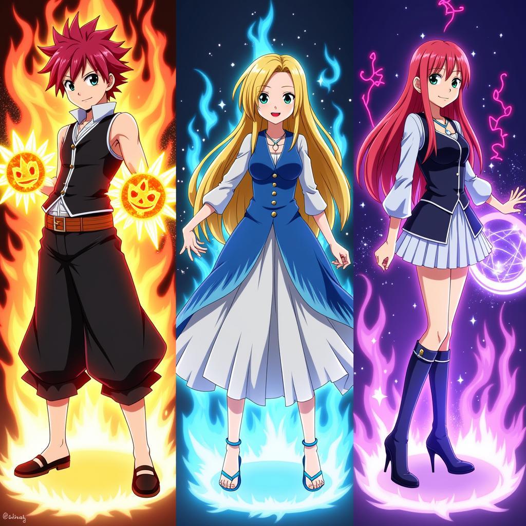 Phép thuật Fairy Tail đa dạng và hấp dẫn