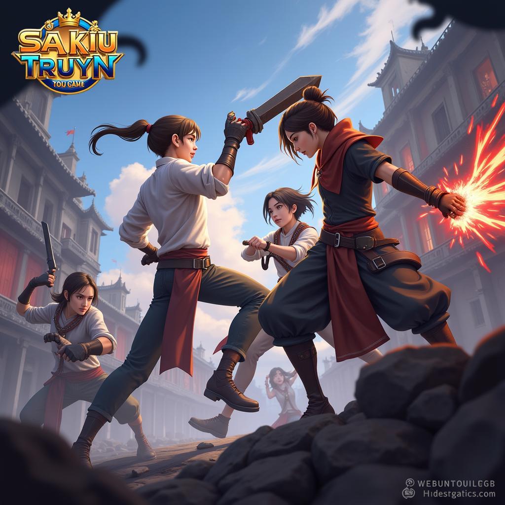 Hình ảnh chiến trường trong Sở Kiều Truyện game