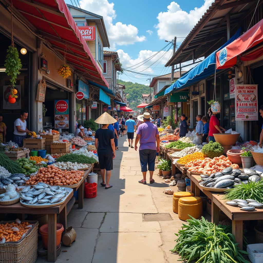 Chợ Năm Căn nhộn nhịp trong truyện Sông Nước Cà Mau