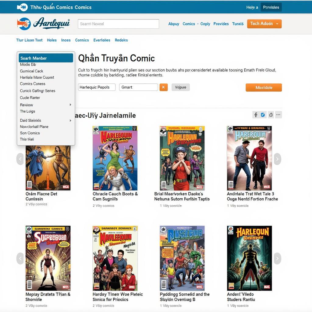 Tìm kiếm truyện tranh Harlequin Comics online tại Thu Quán Truyện