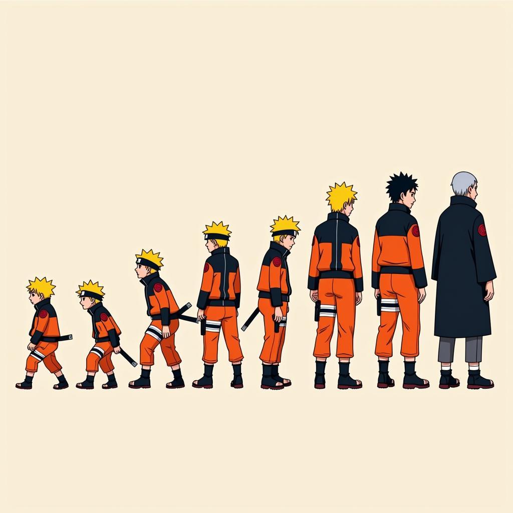 Hành trình ninja của Naruto trong trọn bộ truyện