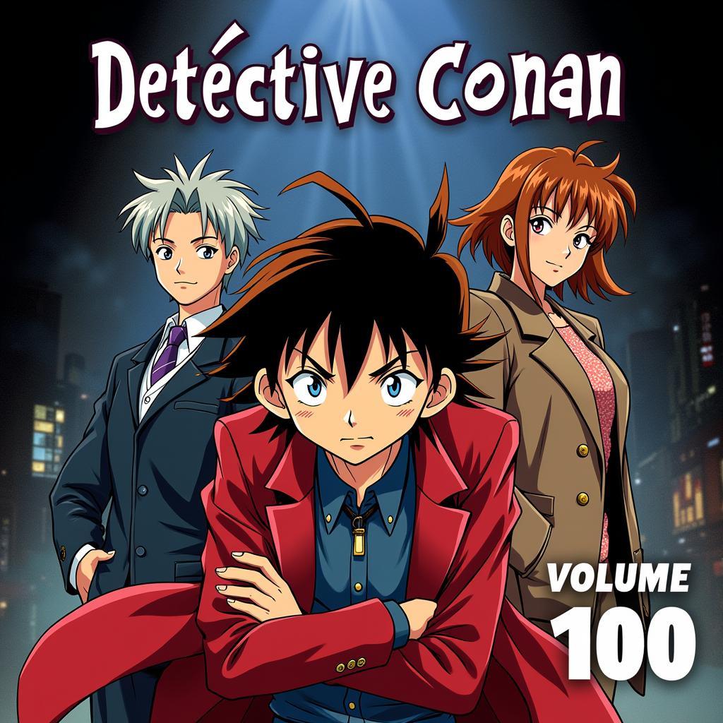 Poster phim chuyển thể từ truyện Conan 100