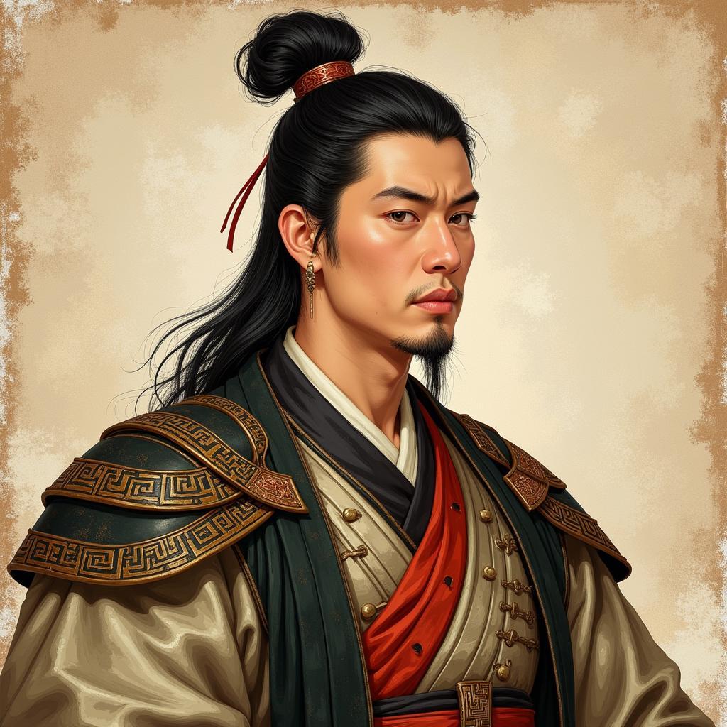 Hình ảnh Doanh Chính trong truyện Kingdom