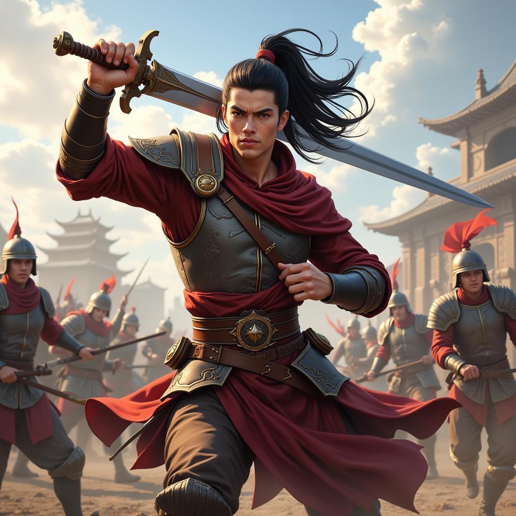 Hình ảnh nhân vật Tín trong truyện Kingdom