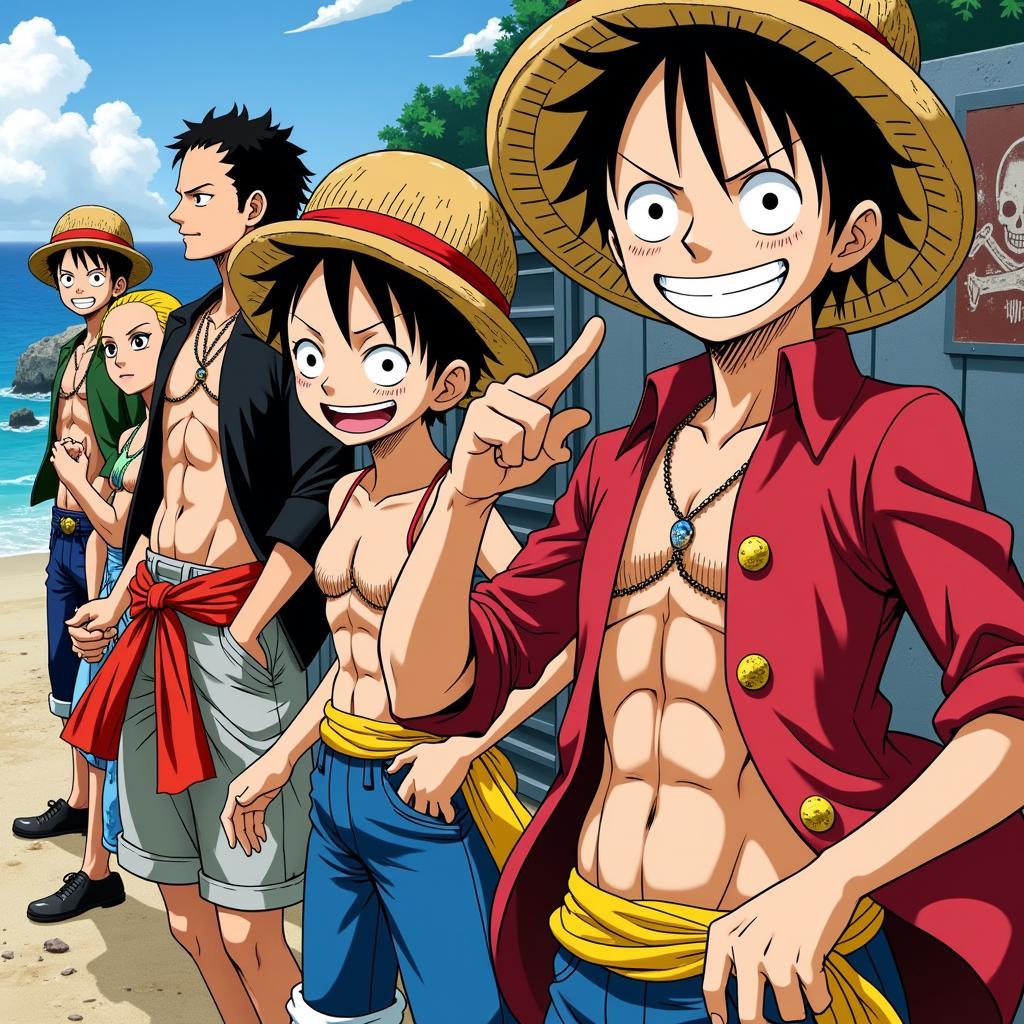 Hình ảnh minh họa truyện One Piece, một trong những bộ truyện manga hay nên đọc