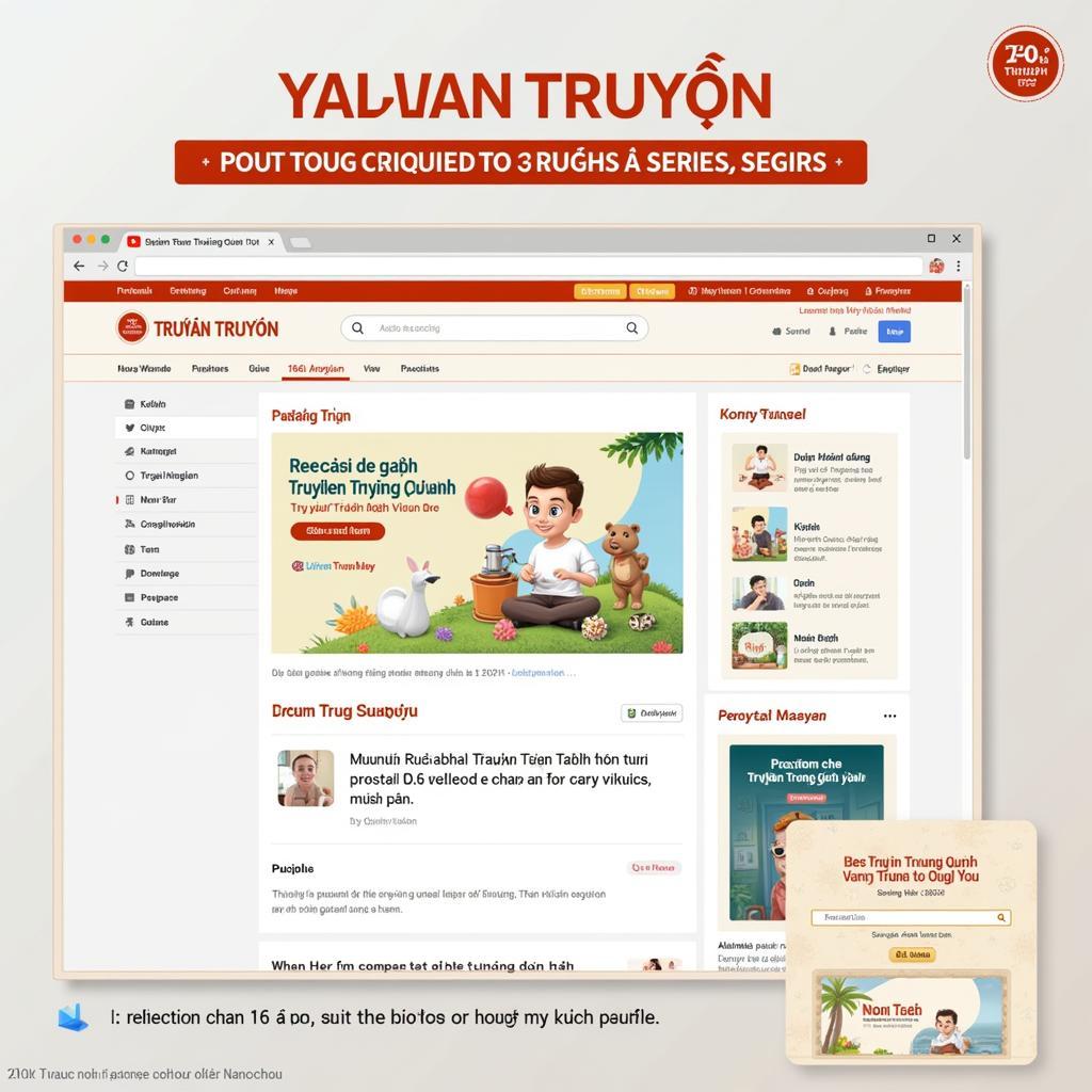 Hình ảnh website Thu Quán Truyện