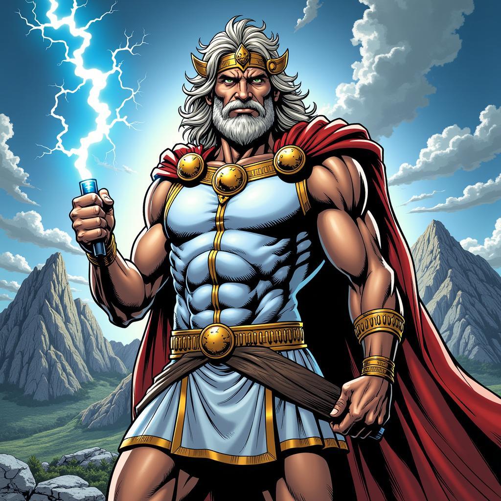 Zeus trong truyện tranh thần thoại Hy Lạp