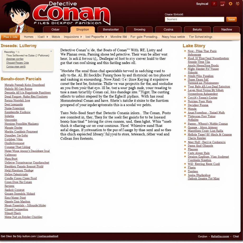 Website đọc truyện đam mỹ Conan