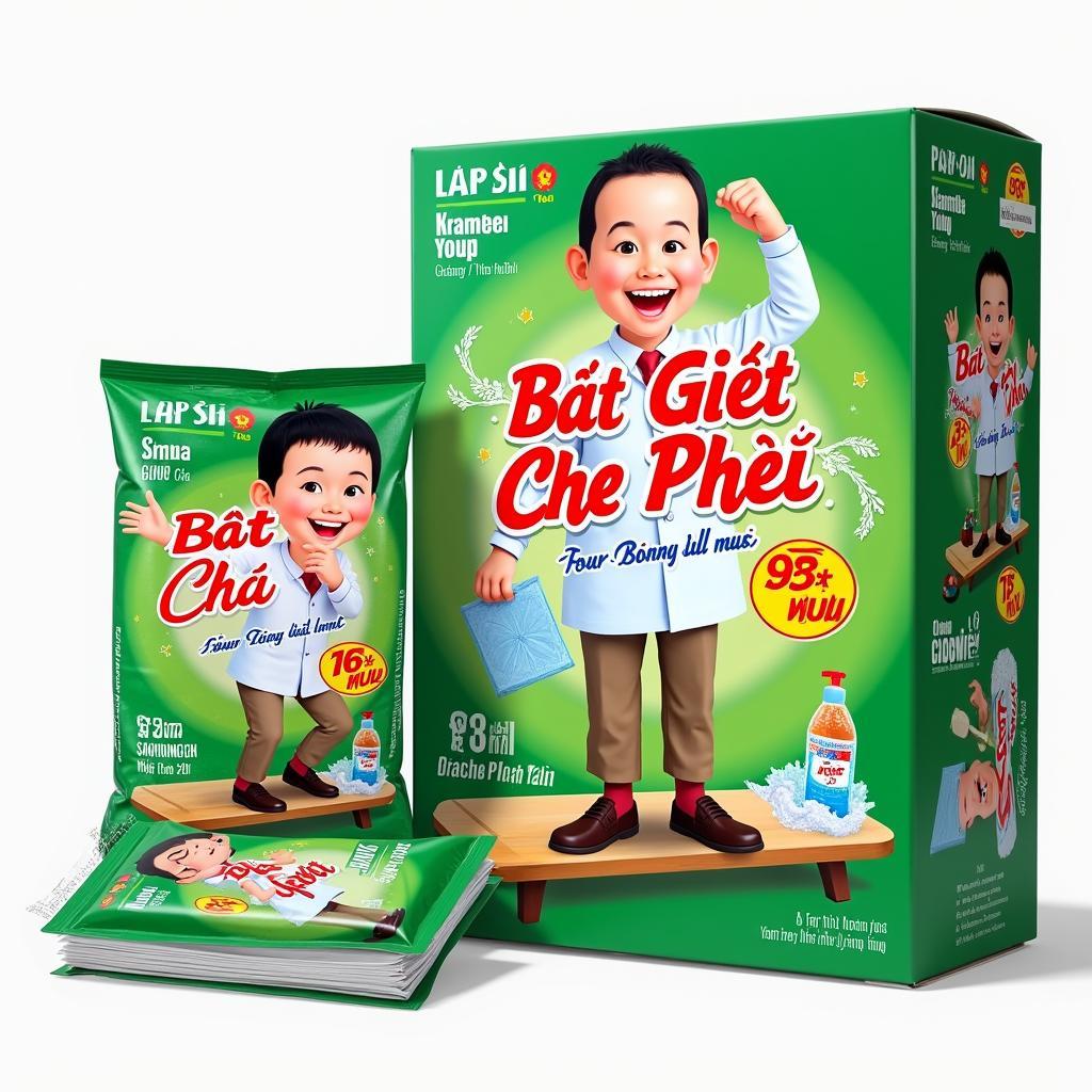 Hình ảnh bao bì bột giặt Chí Phèo gây tranh cãi