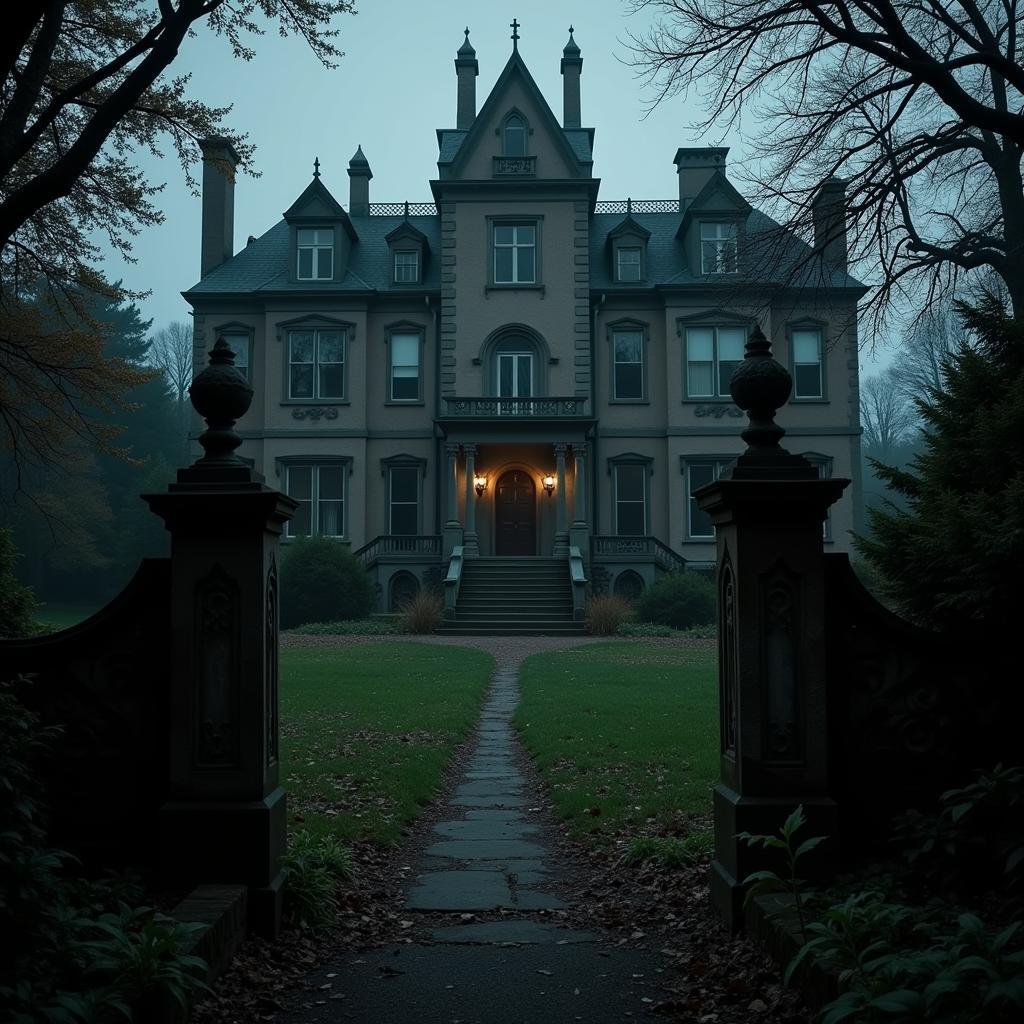 The Haunting of Hill House mansion