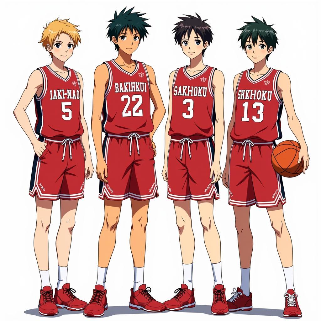 Đội bóng rổ Shohoku trong Slam Dunk