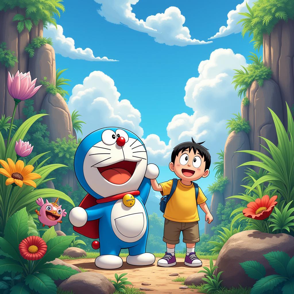 Doraemon và Nobita khám phá thế giới