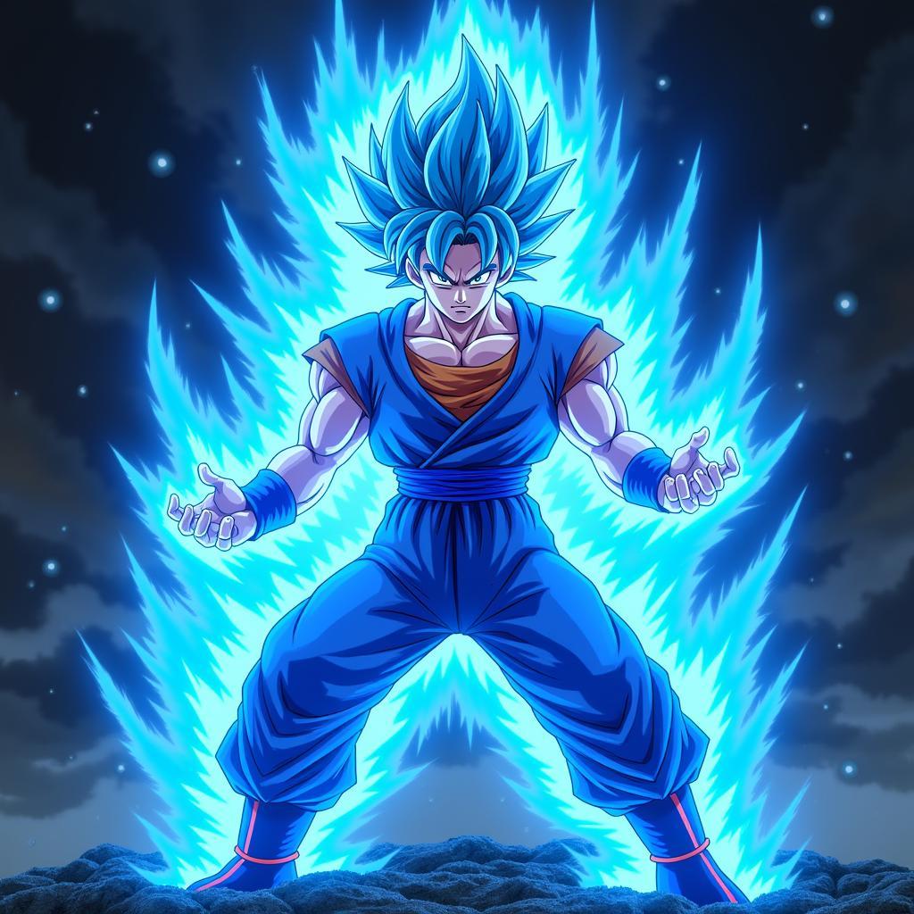 Goku Biến Hình Super Saiyan Blue