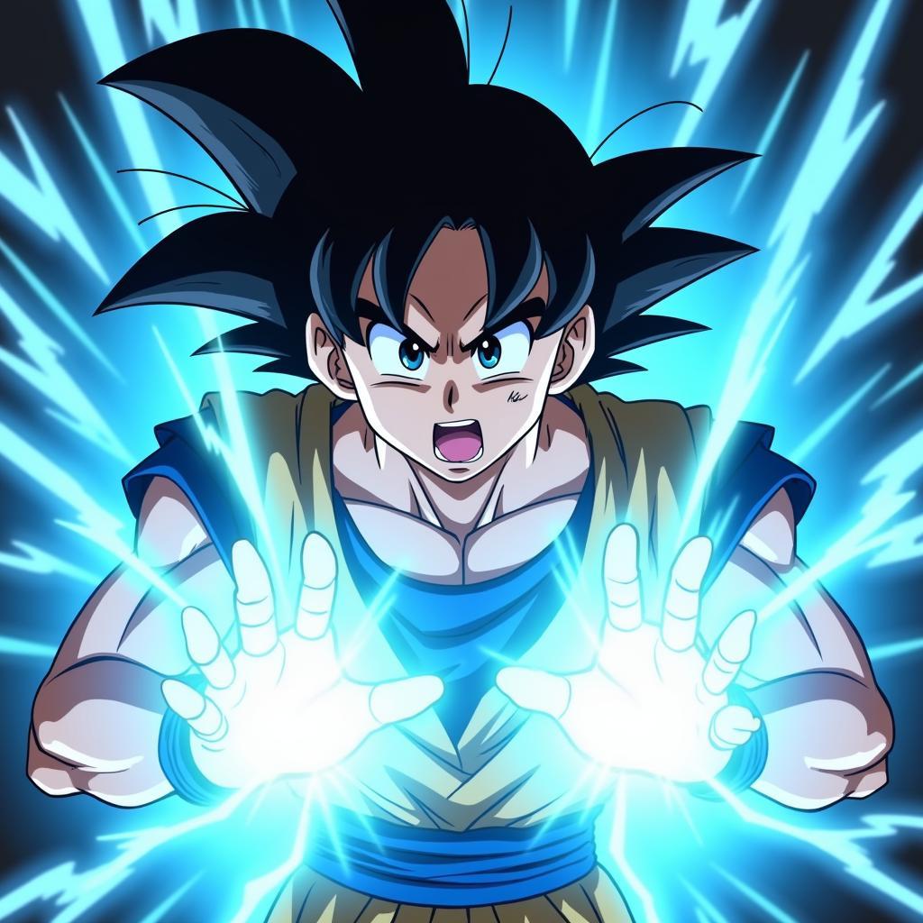 Goku tung chiêu Kamehameha