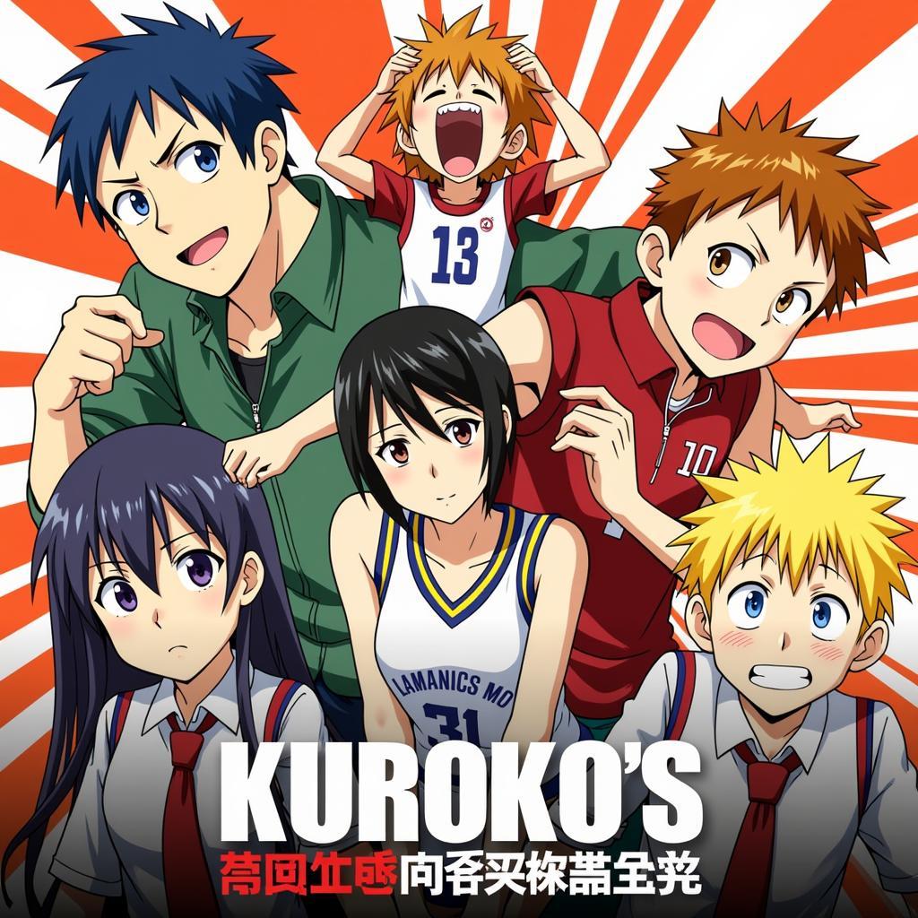 Poster anime Kuroko's Basketball