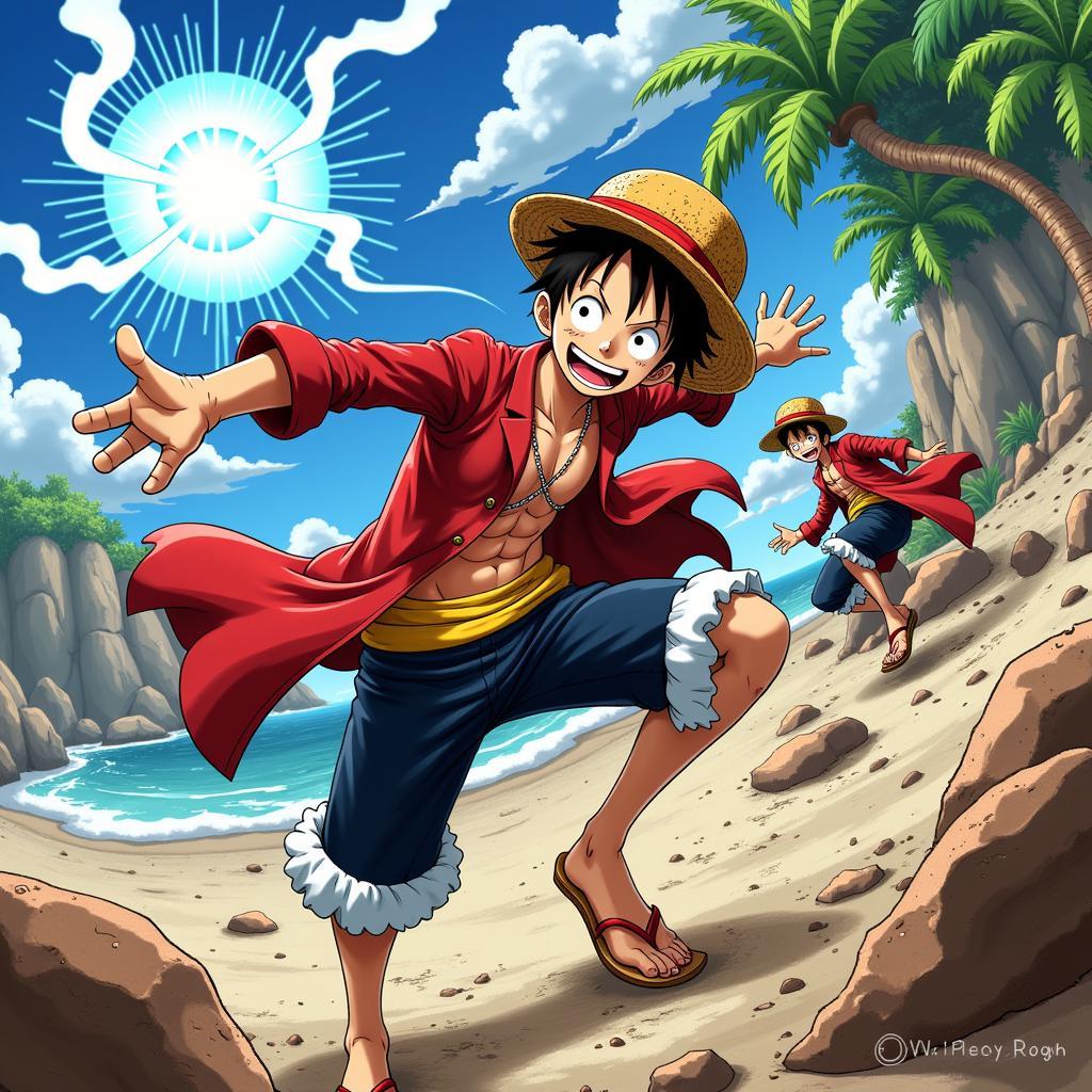 Luffy Gear 5 đối đầu CP0