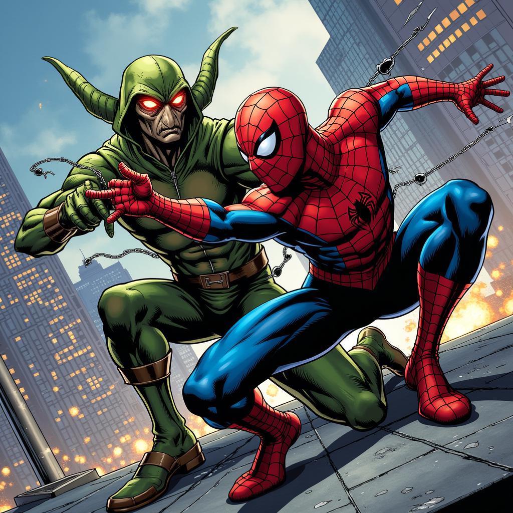 Spider-Man Đối Đầu Green Goblin