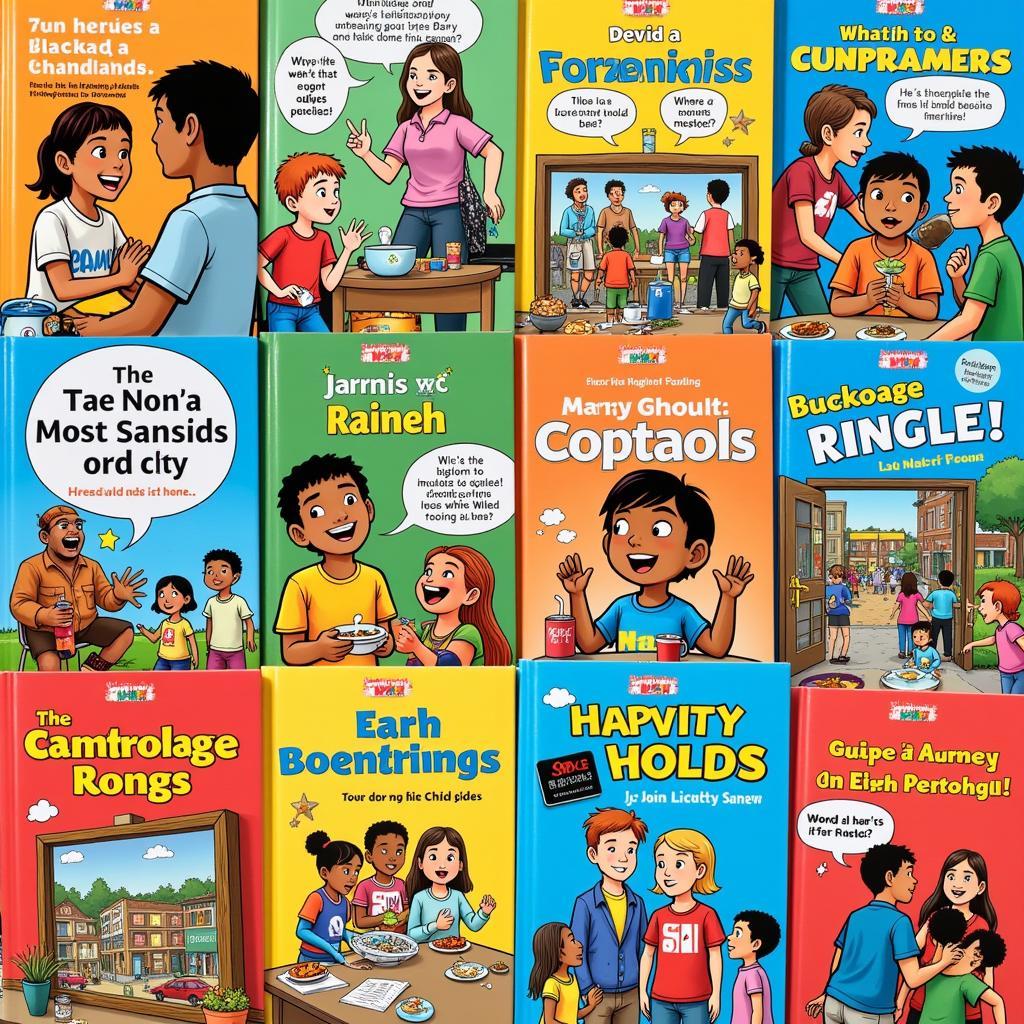 Colorful and engaging English comic books for kids, designed to spark their imagination and enhance language learning.