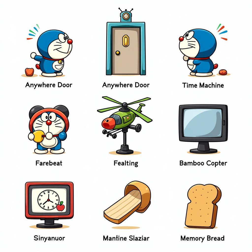 Doraemon's Gadgets and English Vocabulary