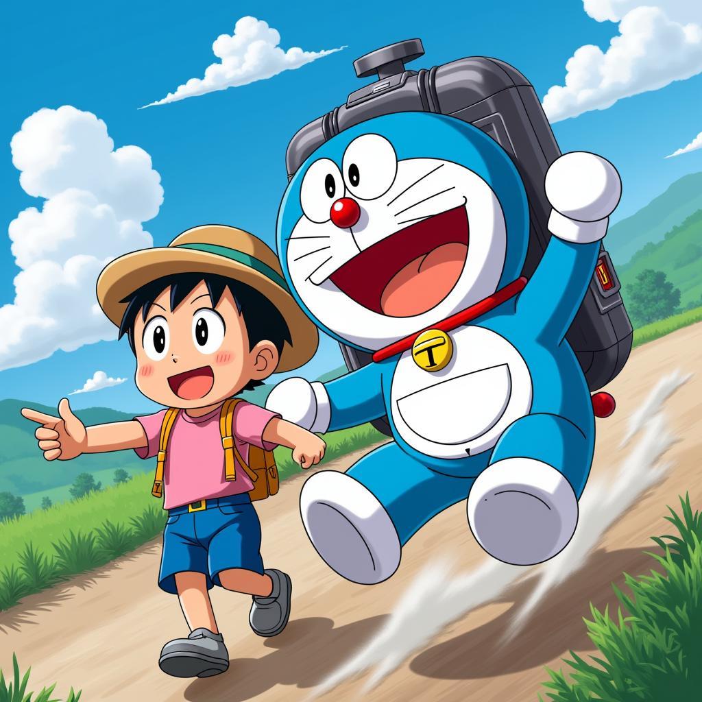 Doraemon và Nobita trong một chuyến phiêu lưu kỳ thú