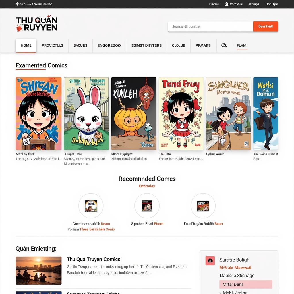 Thu Quan Truyen - Comic website