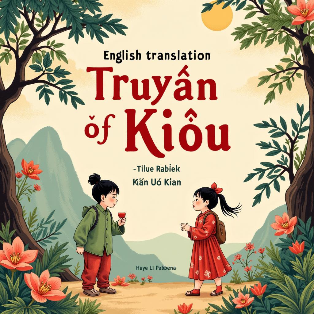 Truyện Kiều English Translation Cover